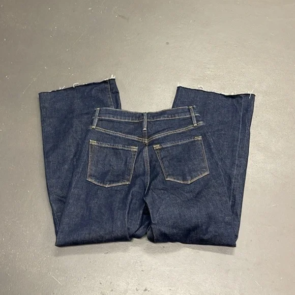 Frame denim Ali wide crop with raw hemline - Picture 5 of 6